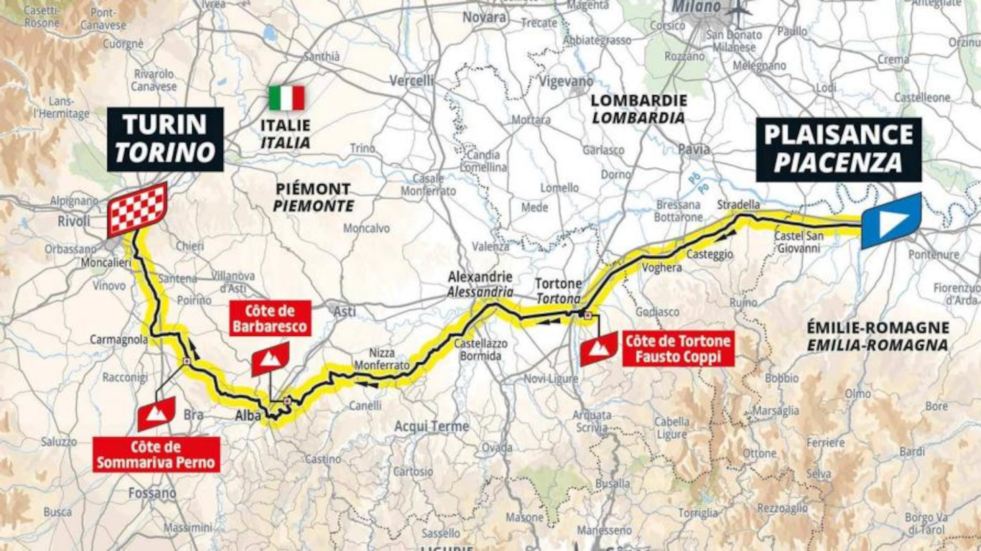 tour de france route map